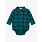 RuffleButts Rufflebutts Hayden Plaid Long Sleeve Button Down Bodysuit