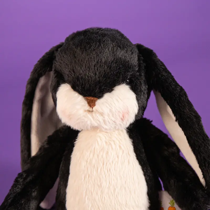 Bunnies by the Bay Bunnies by the Bay Wee 8" Floppy Nibble Bunny- Black