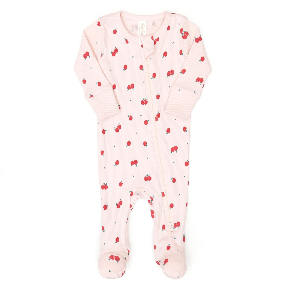 Tun Tun Tun Tun Rose Apples Double Way Zip Footie
