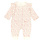 Tun Tun Tun Tun Red Flowers Ruffle Jumpsuit