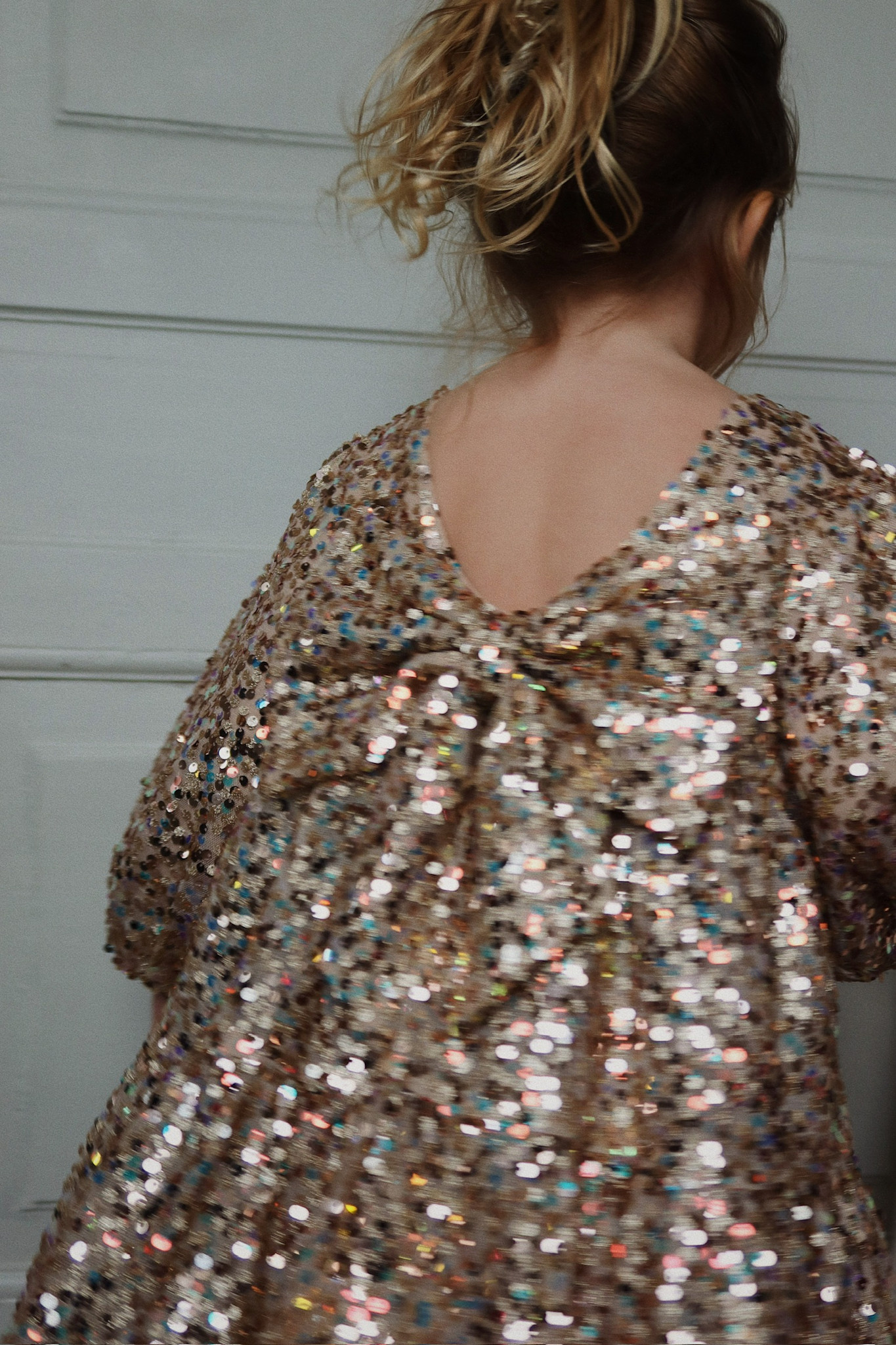 Konges Sløjd Konges Sløjd Lila Sequins Bow Dress