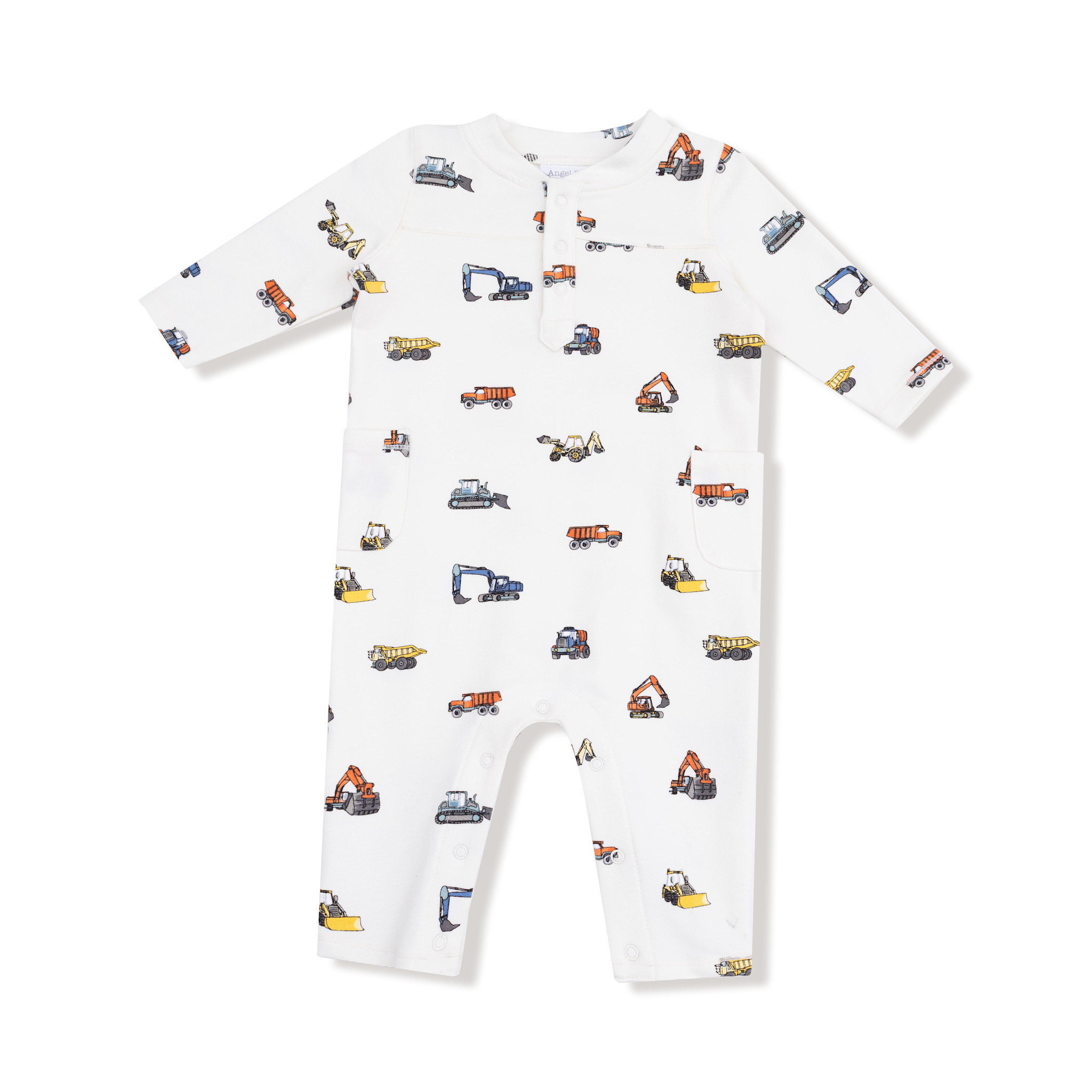 Angel Dear Angel Dear Construction Vehicles Romper
