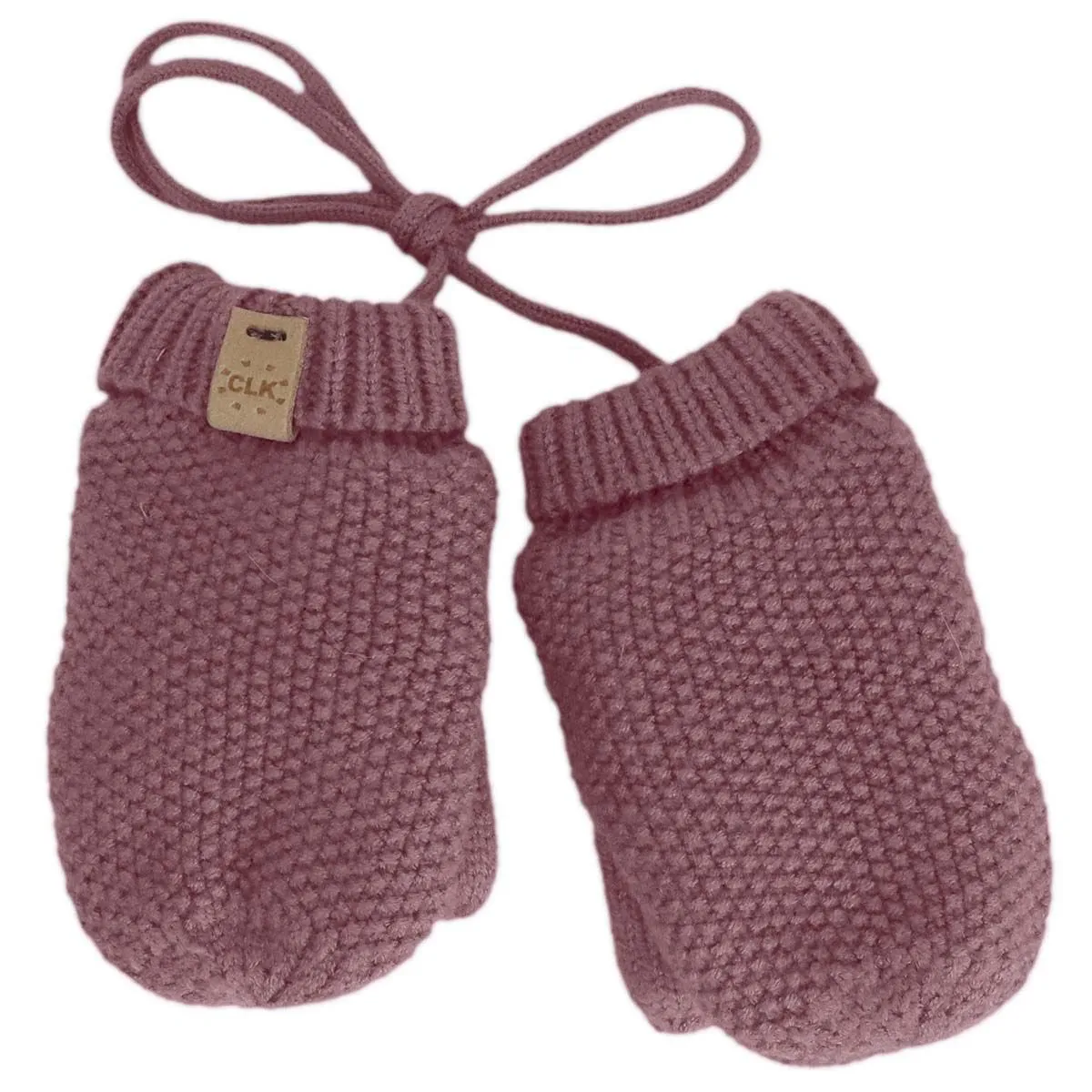 Cali Kids Knit Corded Baby Mitt