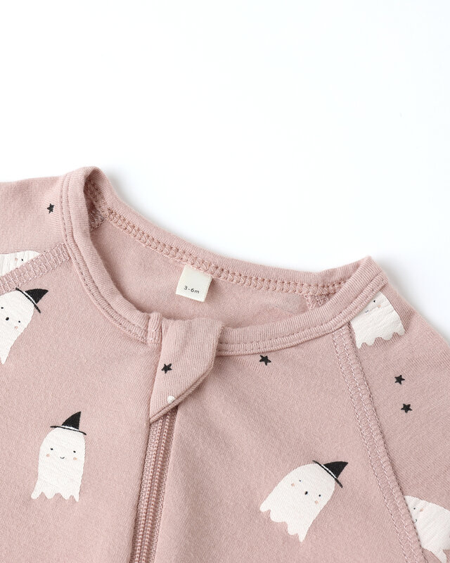 Quincy Mae Quincy Mae Ghosts Zip Footie