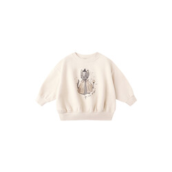 Quincy Mae Quincy Mae Cat Relaxed Fleece Sweatshirt & Pant Set