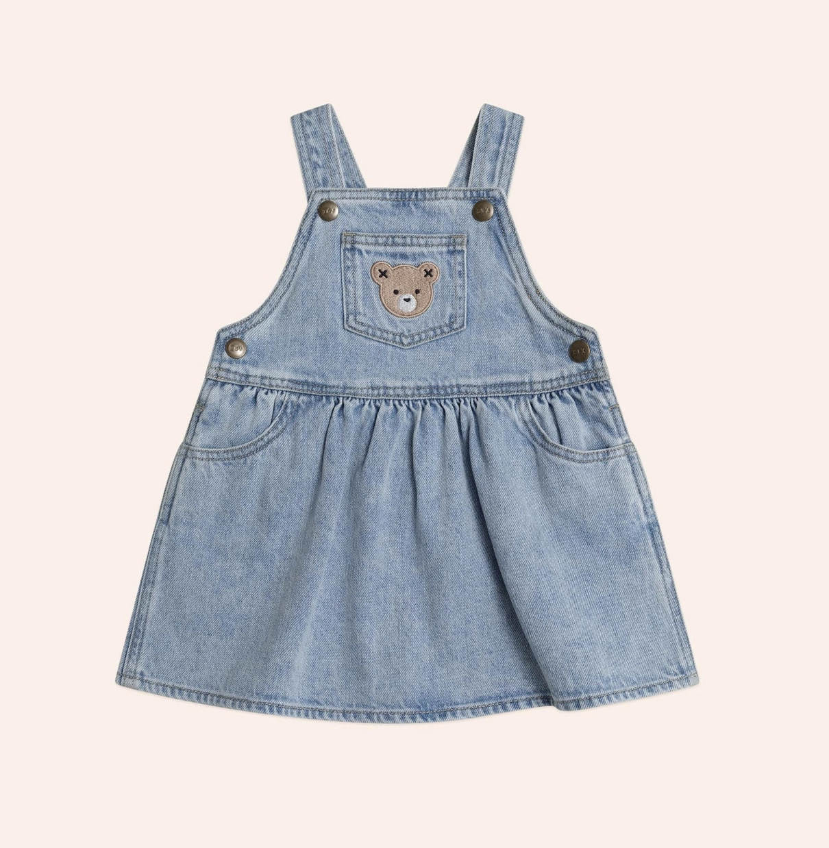 Huxbaby Huxbaby Dreamy Denim Pinafore Dress