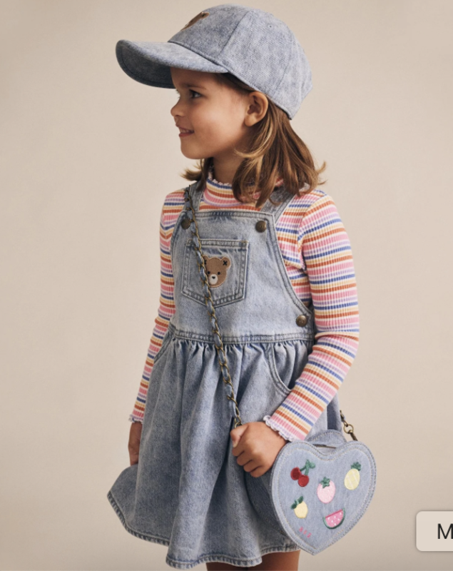 Huxbaby Huxbaby Dreamy Denim Pinafore Dress