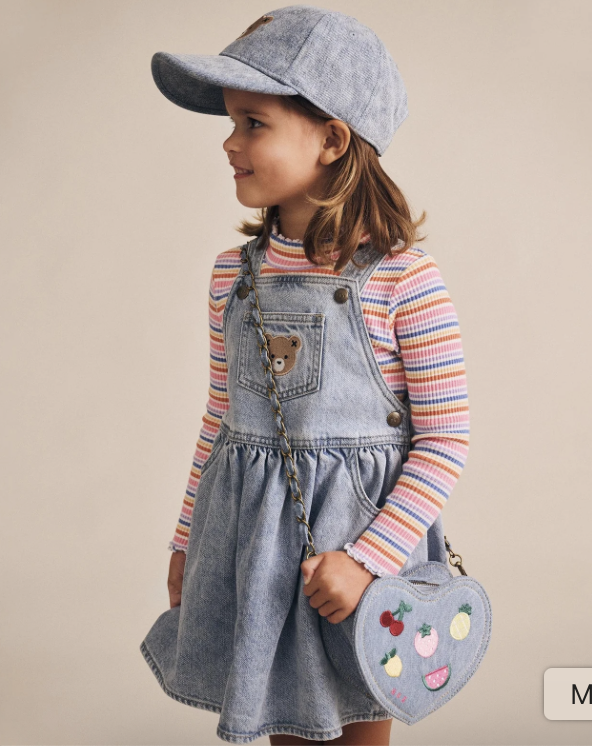 Huxbaby Huxbaby Dreamy Denim Pinafore Dress