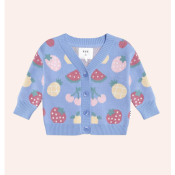 Huxbaby Huxbaby Fruit Salad Knit Cardigan
