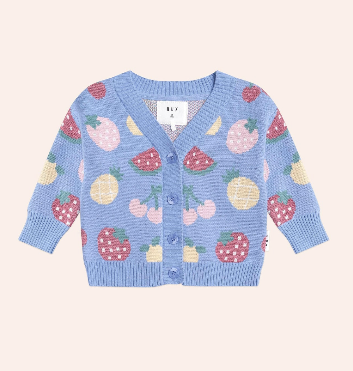 Huxbaby Huxbaby Fruit Salad Knit Cardigan