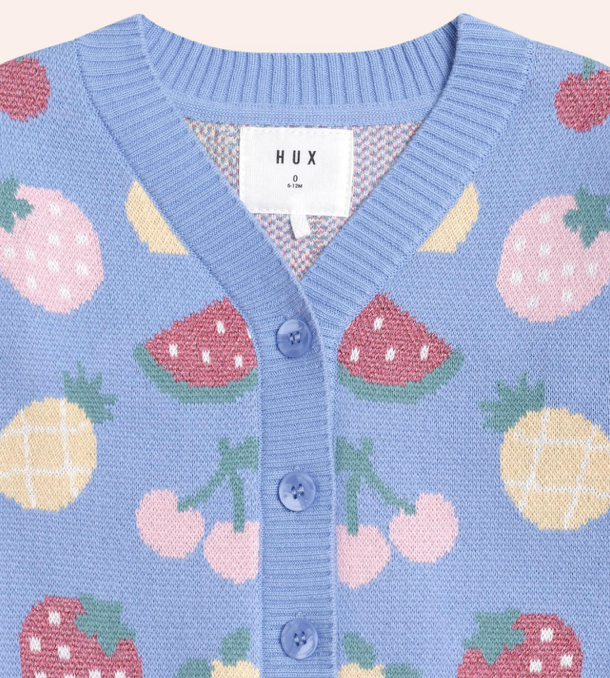 Huxbaby Huxbaby Fruit Salad Knit Cardigan