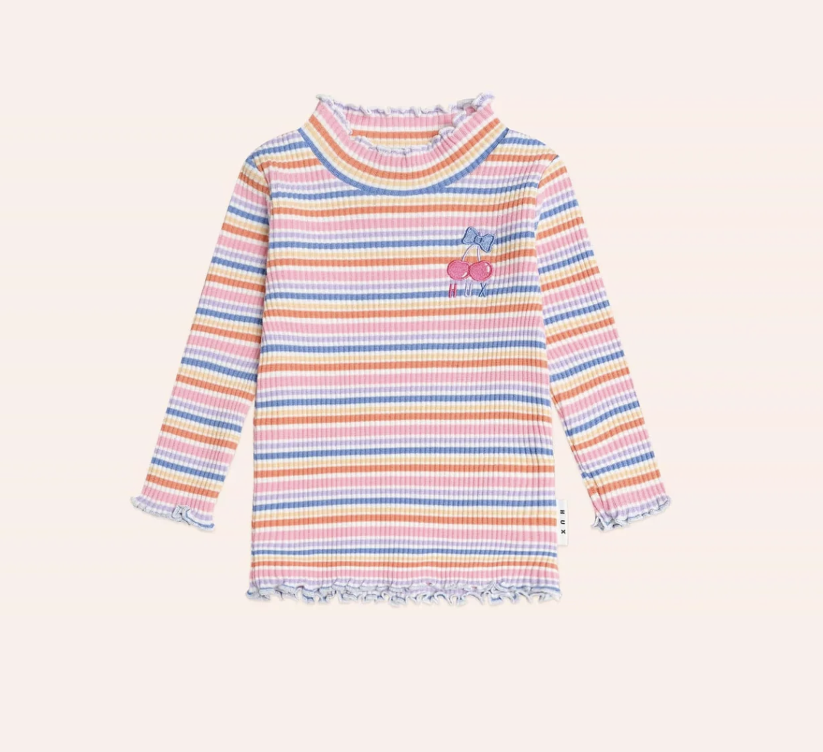 Huxbaby Huxbaby Rainbow Rib Top