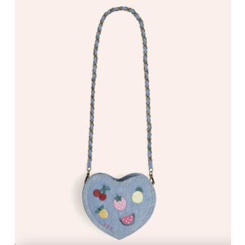 Huxbaby Huxbaby I Heart Fruit Denim Shoulder Bag