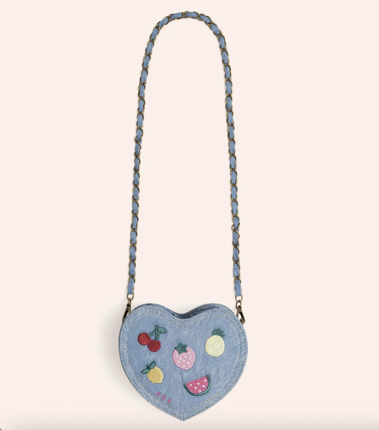 Huxbaby Huxbaby I Heart Fruit Denim Shoulder Bag