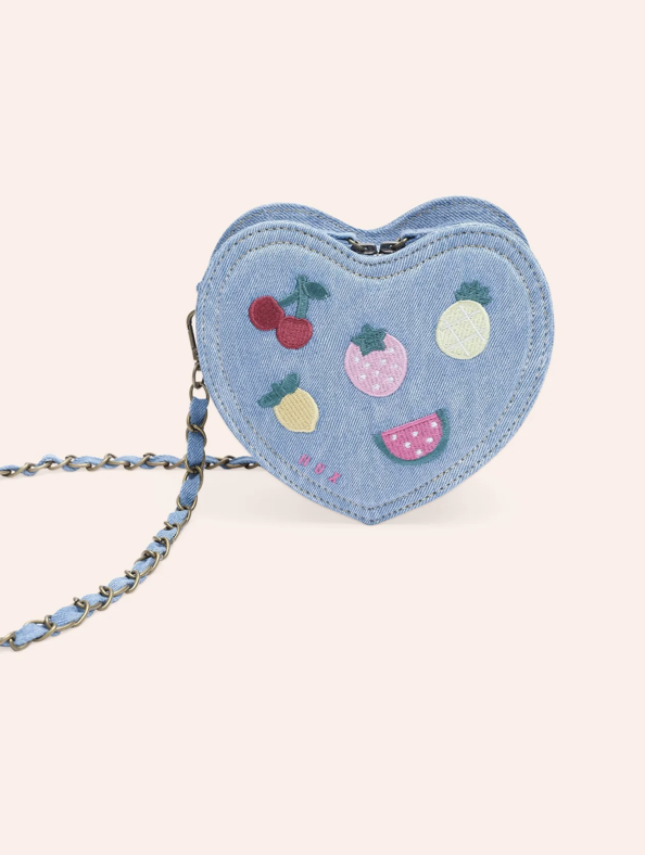 Huxbaby Huxbaby I Heart Fruit Denim Shoulder Bag