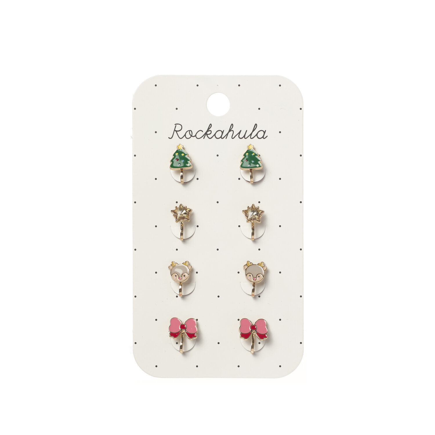 Rockahula Jolly Christmas Clip On Earrings