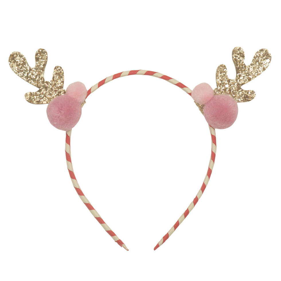 Rockahula Stripy Pom Pom Reindeer Headband