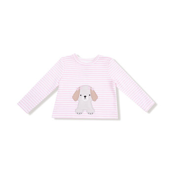 Angel Dear Angel Dear Puppy Stripes Organic Cotton Jersey