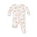 Angel Dear Angel Dear Floral Owl Families 2 Way Zipper Footie