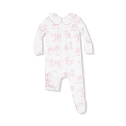 Angel Dear Angel Dear Farm Toile  2 Way Zipper Footie