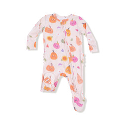 Angel Dear Angel Dear Autumn Pumpkin  2 Way Zipper Footie