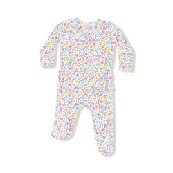 Angel Dear Angel Dear Fall Fruit Floral 2 Way Zipper Footie