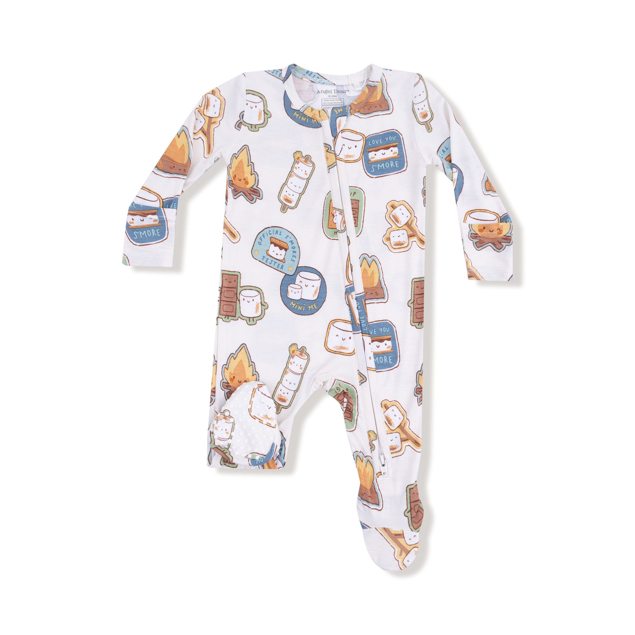 Angel Dear Angel Dear Smores 2 Way Zipper Footie