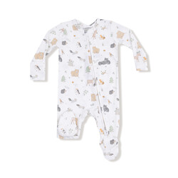 Angel Dear Angel Dear Woodland Babies 2 Way Zipper Footie