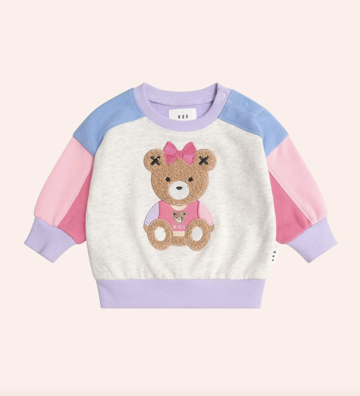 Huxbaby Huxbaby Varsity Huxette Spliced Sweatshirt