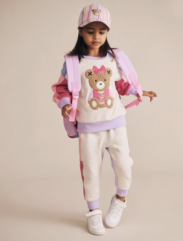 Huxbaby Varsity Huxette Spliced Sweatshirt - Tiny Hanger