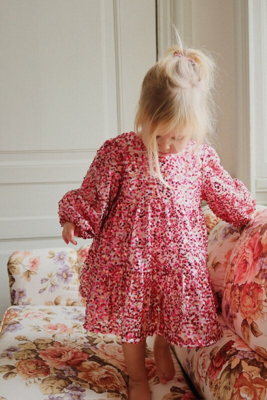 Konges Sløjd Konges Sløjd Lila Sequins Bow Dress