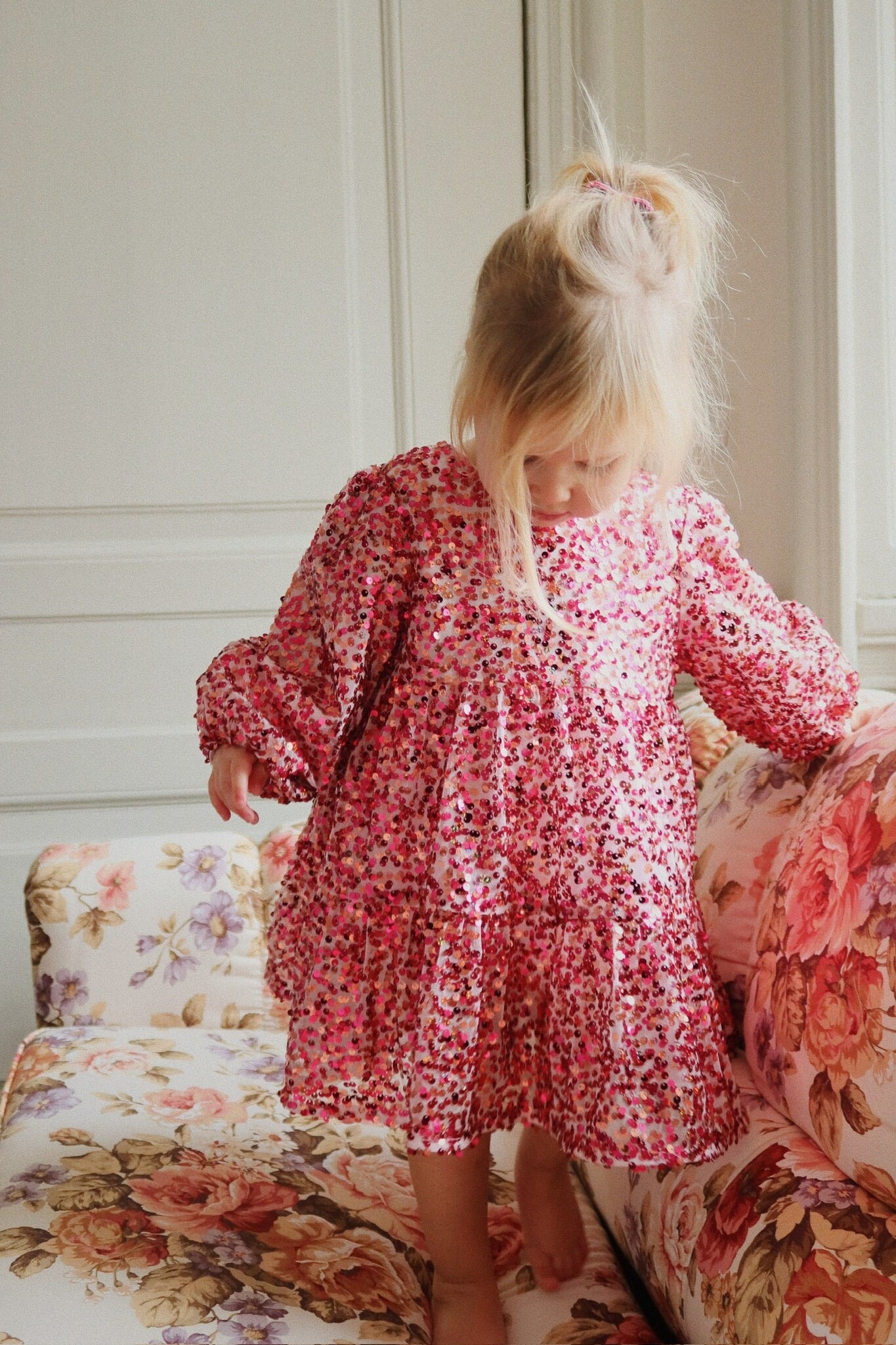 Konges Sløjd Konges Sløjd Lila Sequins Bow Dress