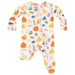 Angel Dear Angel Dear Autumn Pumpkin  2 Way Zipper Footie
