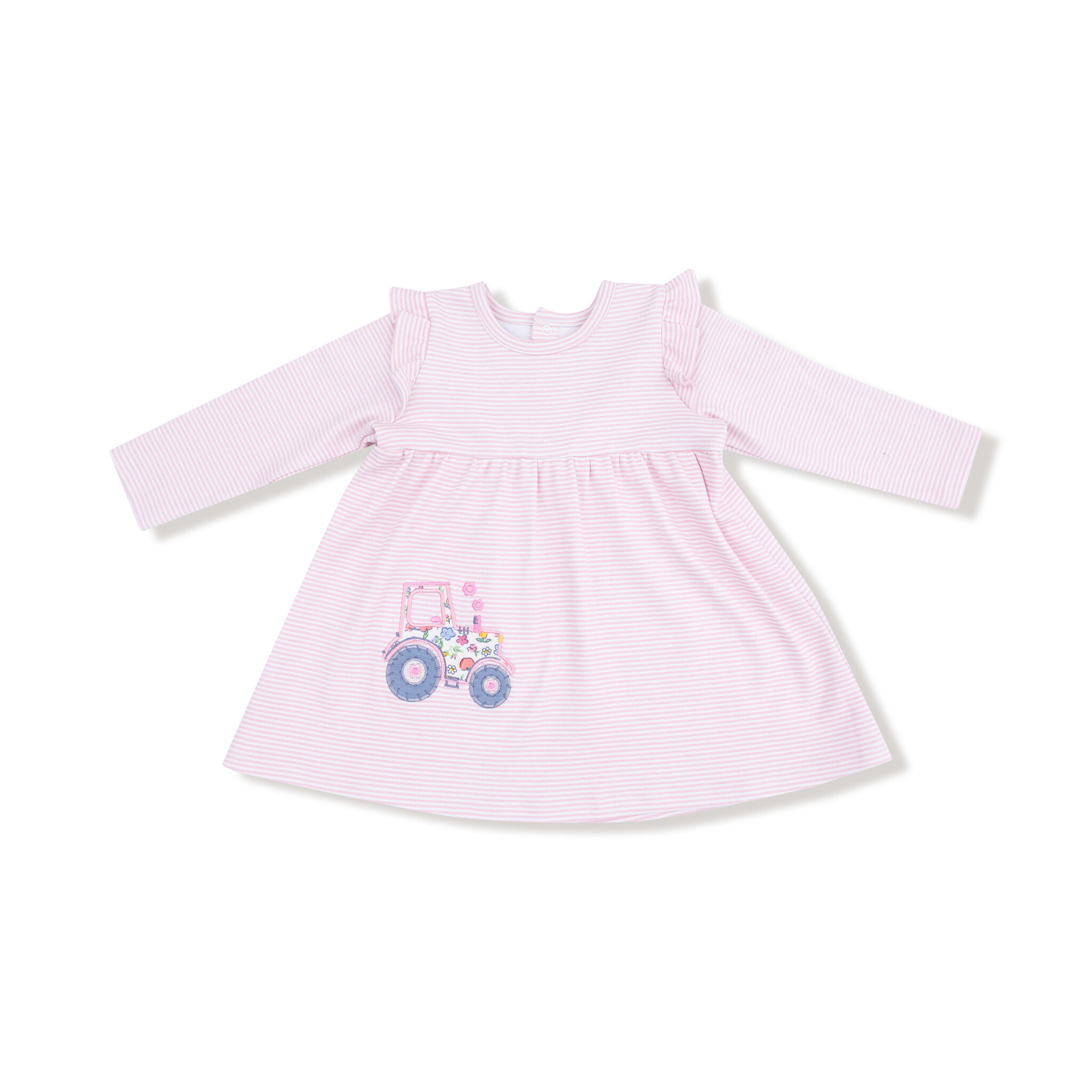 Angel Dear Angel Dear Fall Fruit Floral Collar Dress w/Leggings