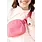 Mila & Rose Mila & Rose Pink Fleece Belt Bag