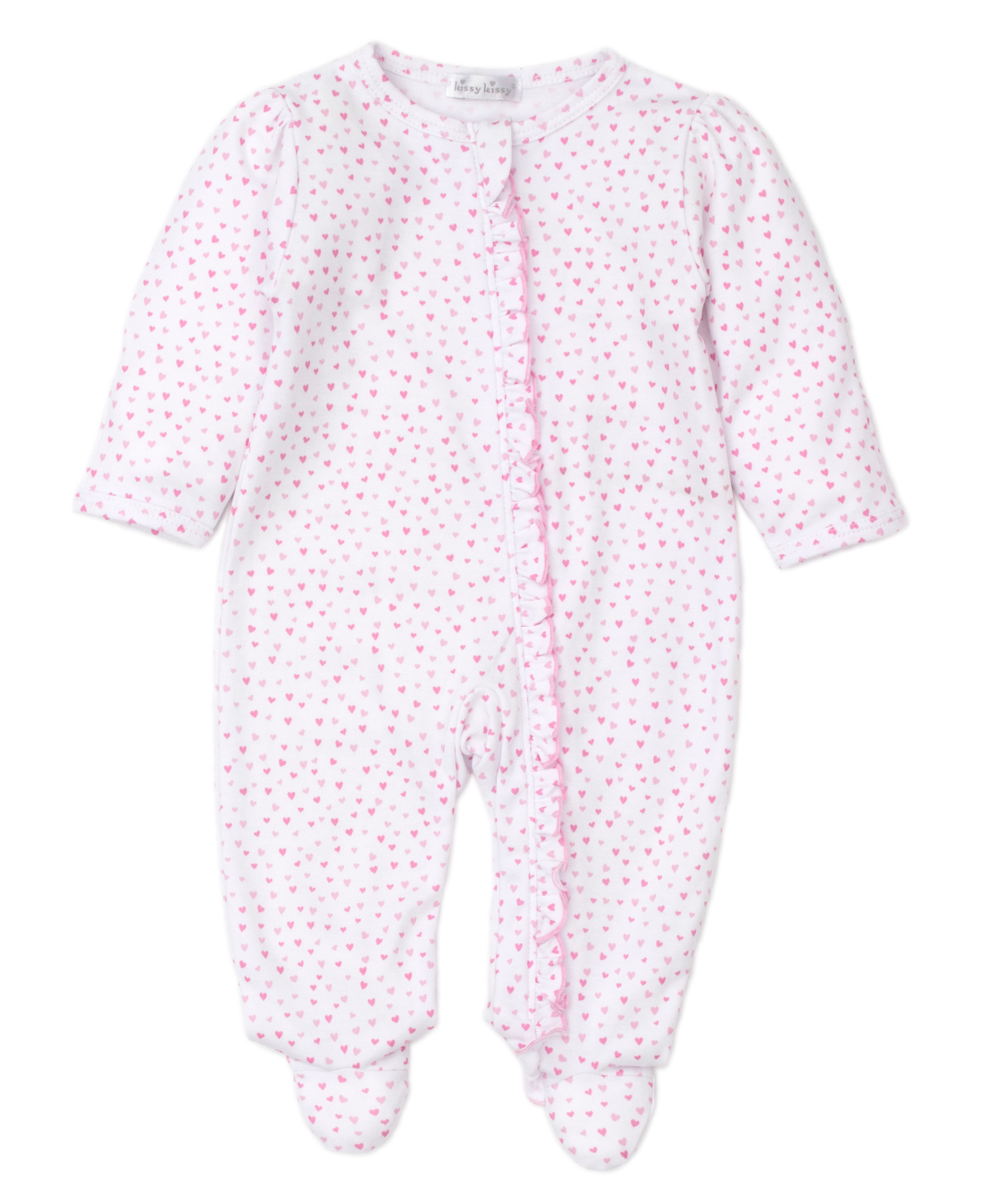 kissy kissy Kissy Kissy Sweethearts Zipper Footie
