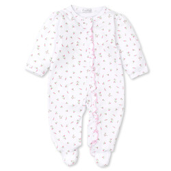 kissy kissy Kissy Kissy Garden Print Zipper Footie