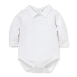 kissy kissy Kissy Kissy Long Sleeve Bodysuit w/ Collar