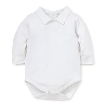 kissy kissy Kissy Kissy Long Sleeve Bodysuit w/ Collar