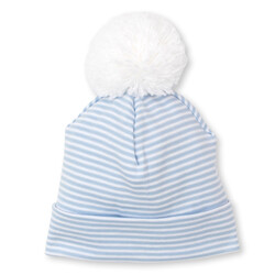 kissy kissy Kissy Kissy Stripe Pom Pom Hat
