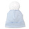 kissy kissy Kissy Kissy Stripe Pom Pom Hat