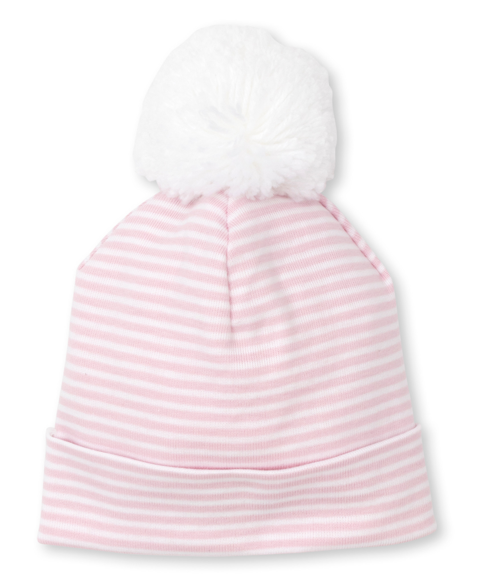 kissy kissy Kissy Kissy Stripe Pom Pom Hat