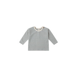 Quincy Mae Quincy Mae Ocean Micro Stripe Set