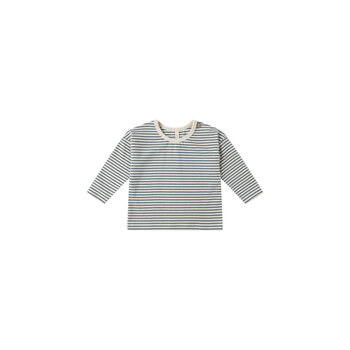 Quincy Mae Quincy Mae Ocean Micro Stripe Set