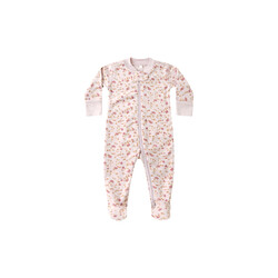 Quincy Mae Quincy Mae Garden Zip Long Sleeve Sleeper Footie
