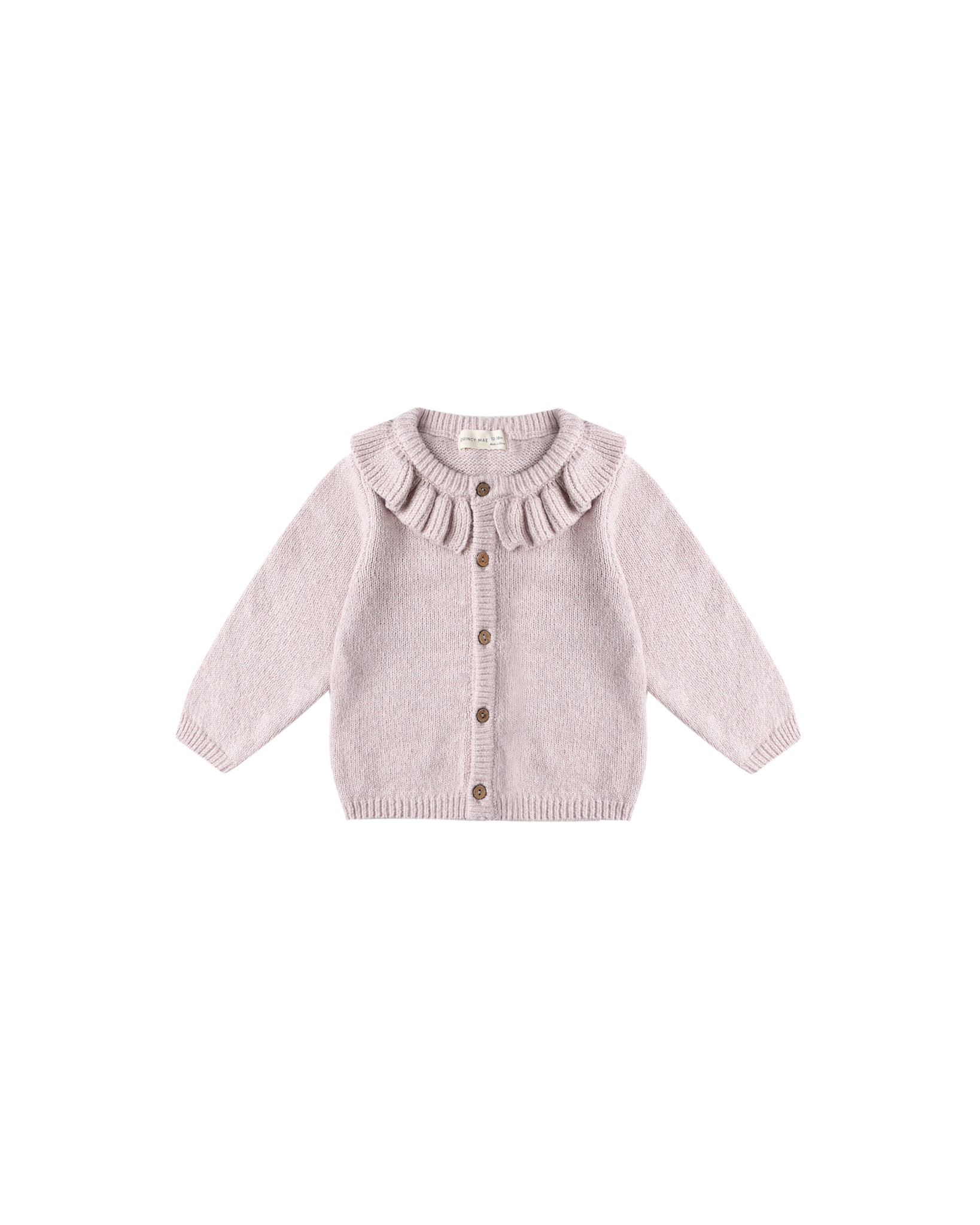 Quincy Mae Quincy Mae Ruffle Collar Cardigan