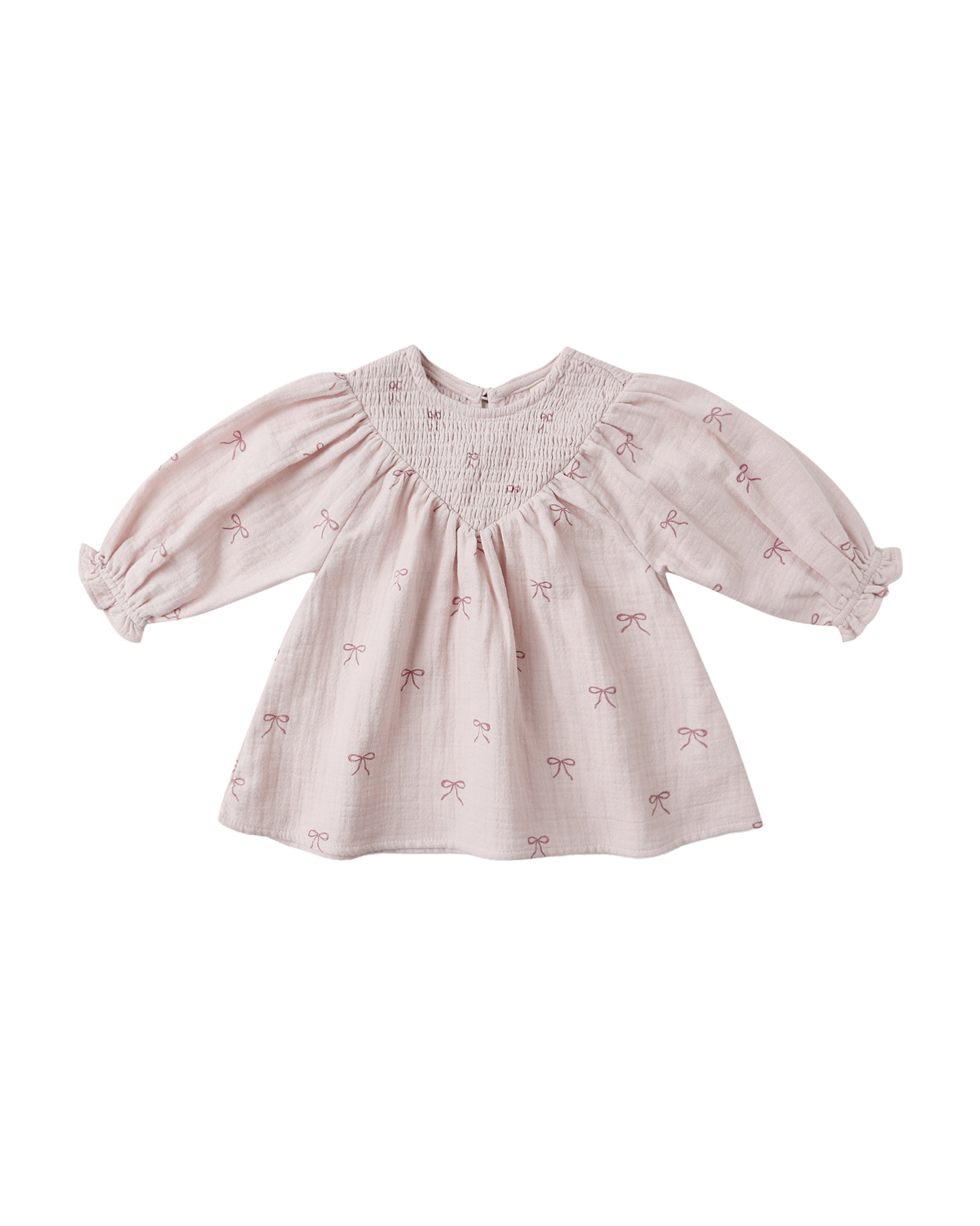 Quincy Mae Quincy Mae Bows Smocked Dress