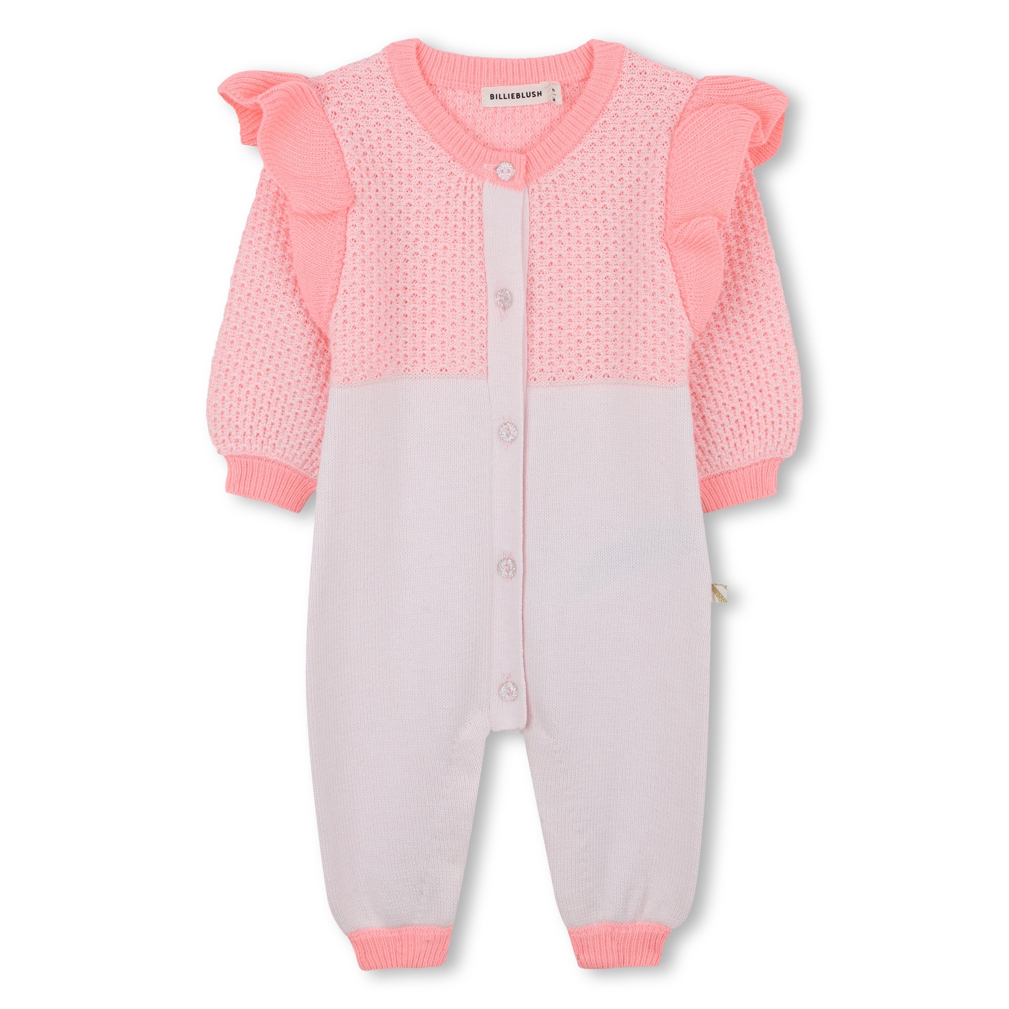 Billieblush Billieblush Ruffle Shoulder Jumpsuit