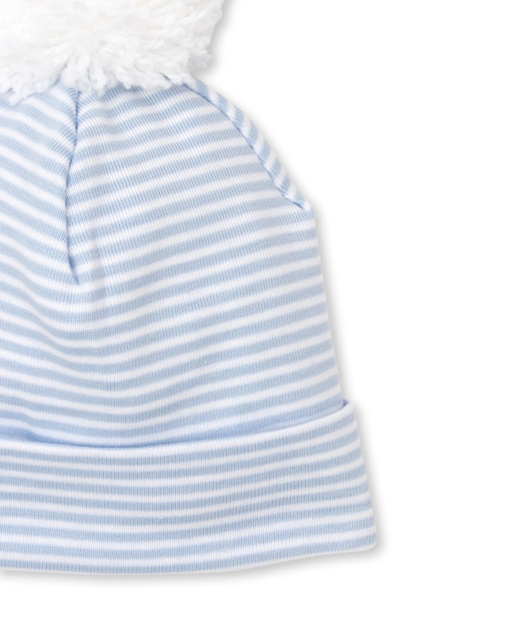 kissy kissy Kissy Kissy Stripe Pom Pom Hat