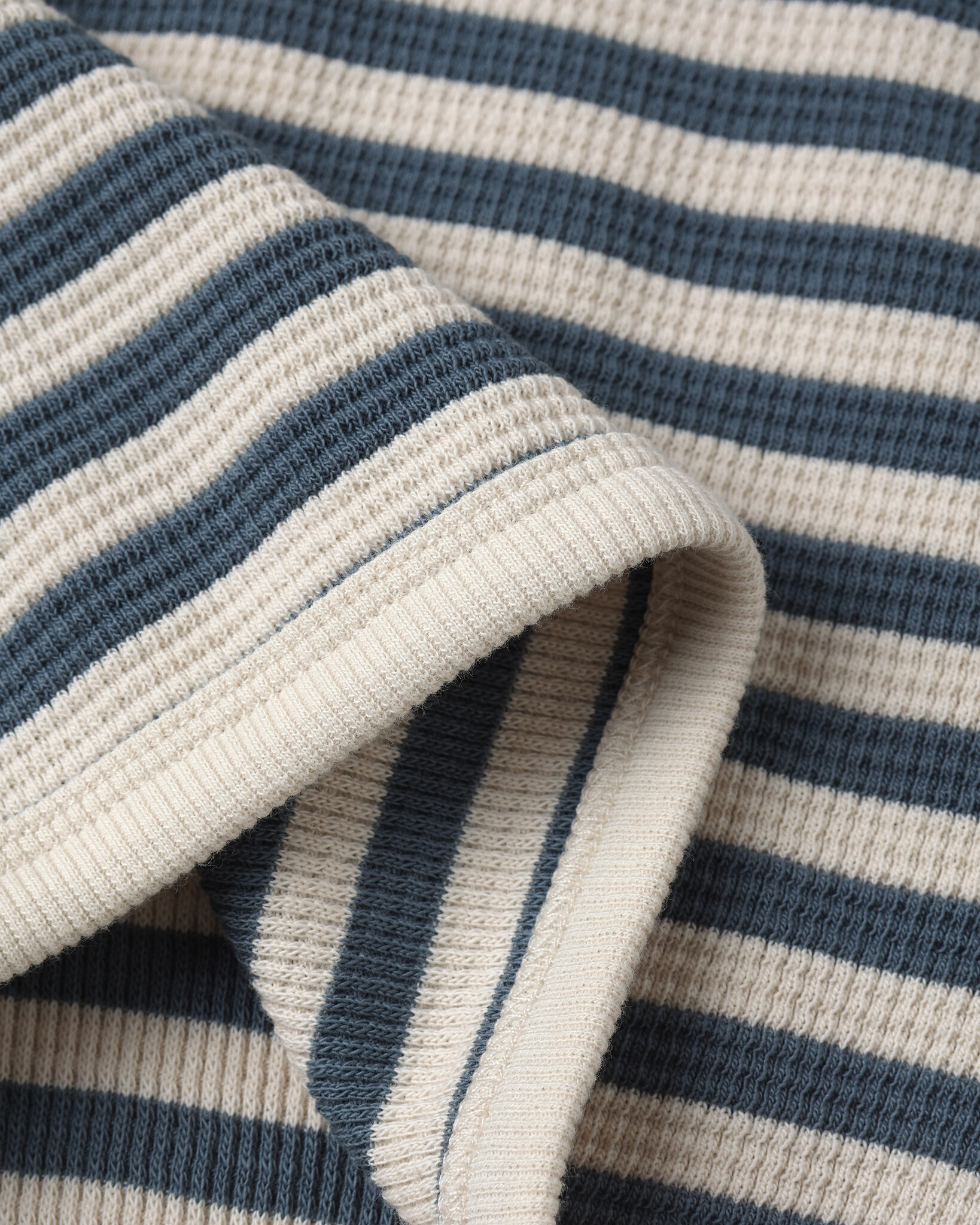 Quincy Mae Quincy Mae Ocean Stripe Waffle Slouch Set